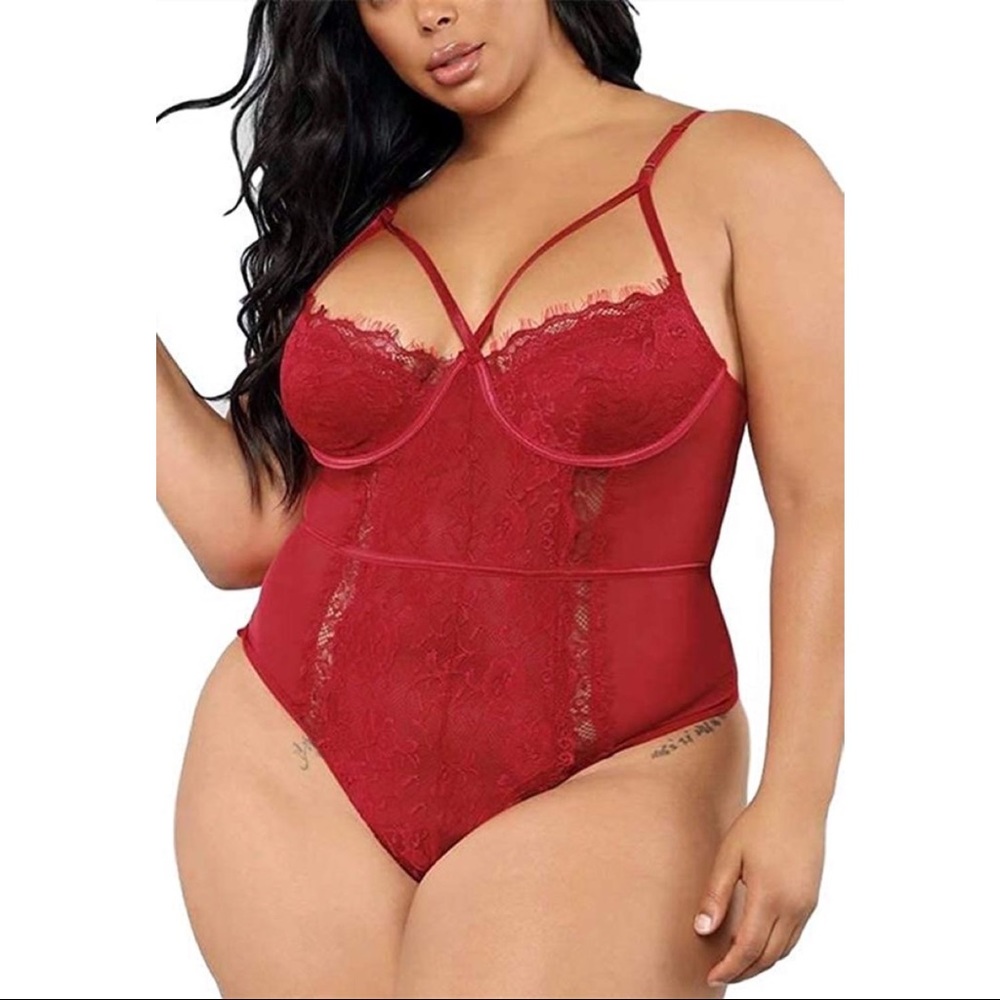 French Affair Lace Body Suit Lingerie